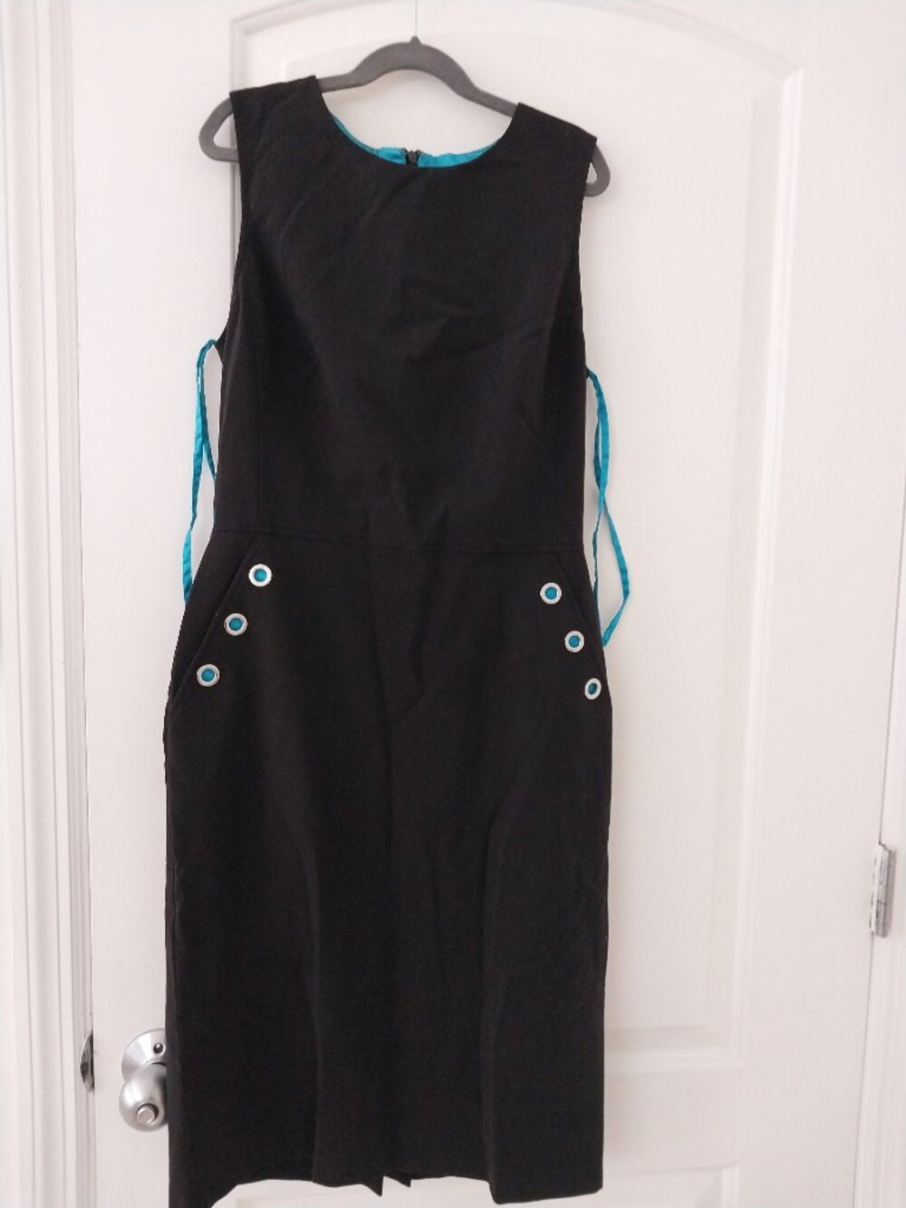 Tahari Black/Blue Arthur S. Levine Dress 2